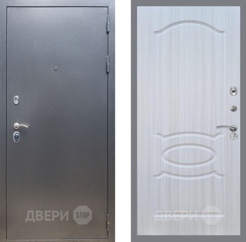 Входная металлическая Дверь Рекс (REX) 11 FL-128 Сандал белый