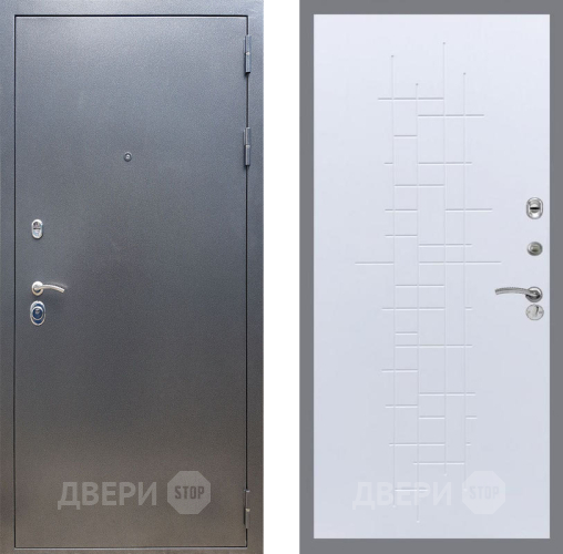 Входная металлическая Дверь Рекс (REX) 11 FL-289 Белый ясень