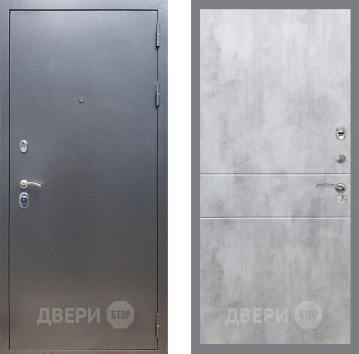 Входная металлическая Дверь Рекс (REX) 11 FL-290 Бетон светлый