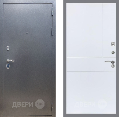Входная металлическая Дверь Рекс (REX) 11 FL-290 Силк Сноу