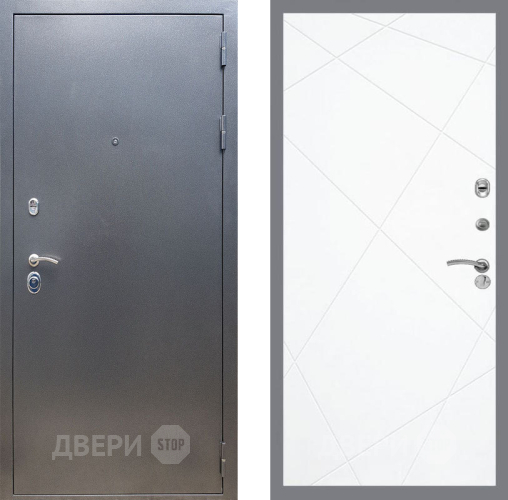 Входная металлическая Дверь Рекс (REX) 11 FL-291 Силк Сноу