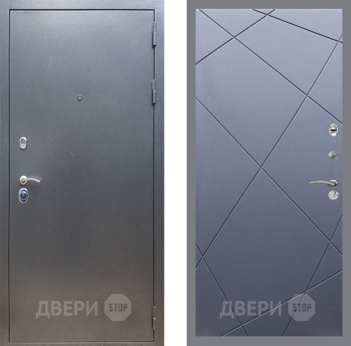 Входная металлическая Дверь Рекс (REX) 11 FL-291 Силк титан