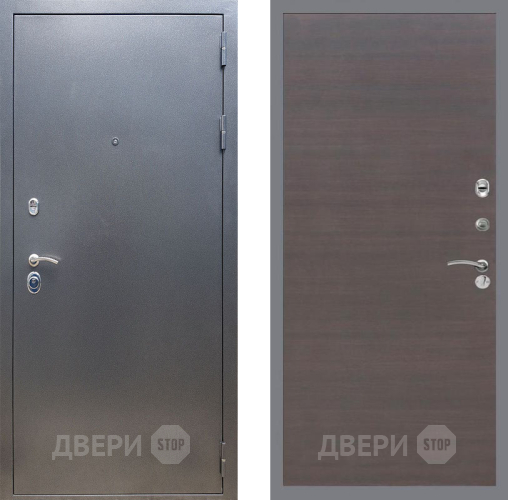 Входная металлическая Дверь Рекс (REX) 11 GL венге поперечный