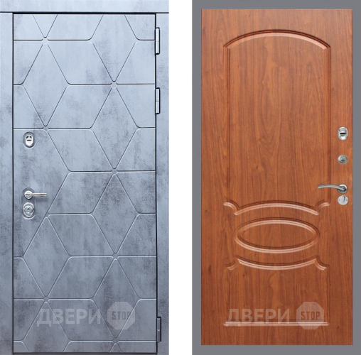 Входная металлическая Дверь Рекс (REX) 28 FL-128 Морёная берёза