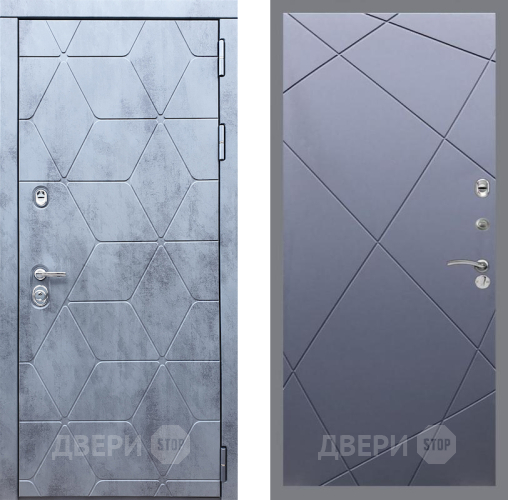 Входная металлическая Дверь Рекс (REX) 28 FL-291 Силк титан