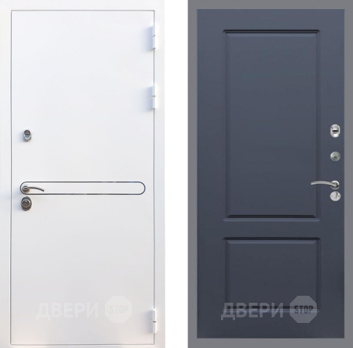 Входная металлическая Дверь Рекс (REX) 27 FL-117 Силк титан