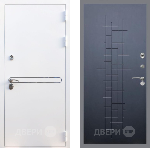 Входная металлическая Дверь Рекс (REX) 27 FL-289 Ясень черный