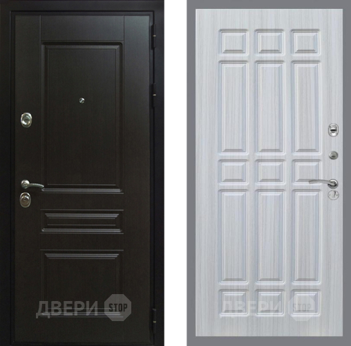Входная металлическая Дверь Рекс (REX) Премиум-Н FL-33 Сандал белый