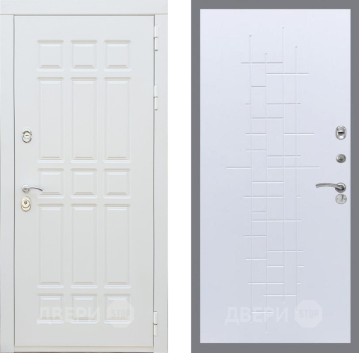 Дверь Рекс (REX) 8 Силк Сноу FL-289 Белый ясень
