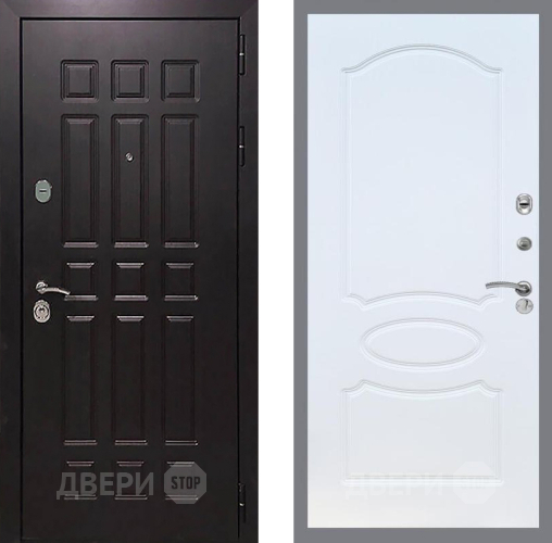 Входная металлическая Дверь Рекс (REX) 8 FL-128 Белый ясень