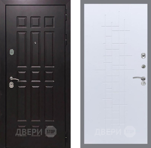 Входная металлическая Дверь Рекс (REX) 8 FL-289 Белый ясень