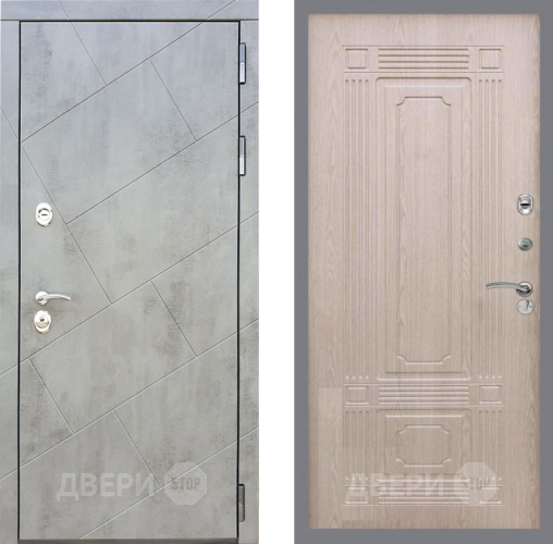 Входная металлическая Дверь Рекс (REX) 22 FL-2 Беленый дуб