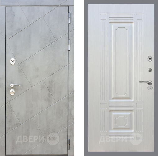 Входная металлическая Дверь Рекс (REX) 22 FL-2 Лиственница беж