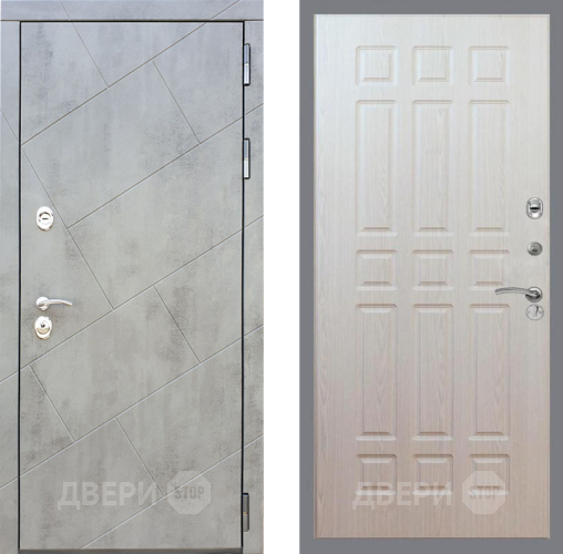 Входная металлическая Дверь Рекс (REX) 22 FL-33 Беленый дуб