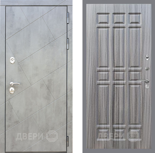 Входная металлическая Дверь Рекс (REX) 22 FL-33 Сандал грей