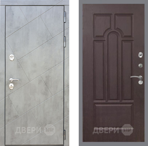 Входная металлическая Дверь Рекс (REX) 22 FL-58 Венге