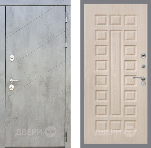 Входная металлическая Дверь Рекс (REX) 22 FL-183 Беленый дуб