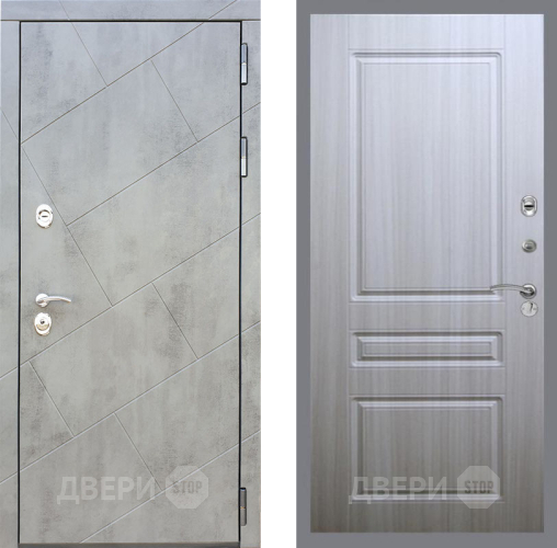 Входная металлическая Дверь Рекс (REX) 22 FL-243 Сандал белый