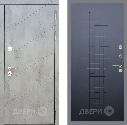 Входная металлическая Дверь Рекс (REX) 22 FL-289 Ясень черный