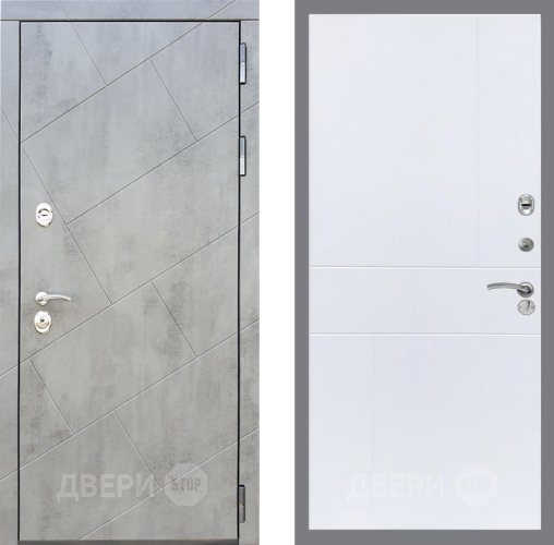 Входная металлическая Дверь Рекс (REX) 22 FL-290 Силк Сноу