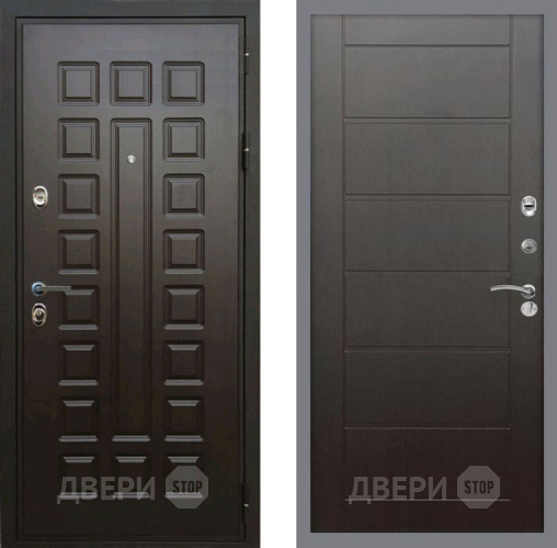 Входная металлическая Дверь Рекс (REX) Премиум 3к Сити Венге