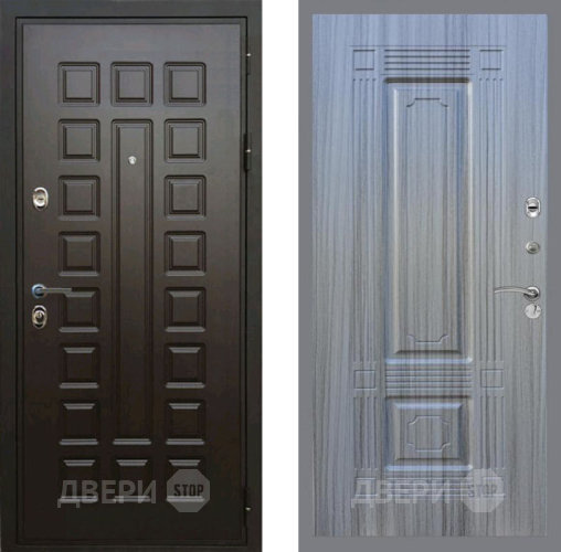 Входная металлическая Дверь Рекс (REX) Премиум 3к FL-2 Сандал грей