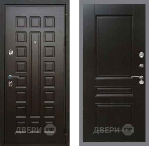 Входная металлическая Дверь Рекс (REX) Премиум 3к FL-243 Венге