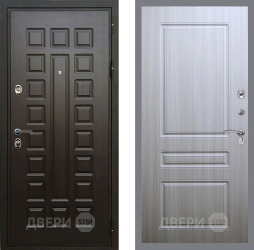 Входная металлическая Дверь Рекс (REX) Премиум 3к FL-243 Сандал белый