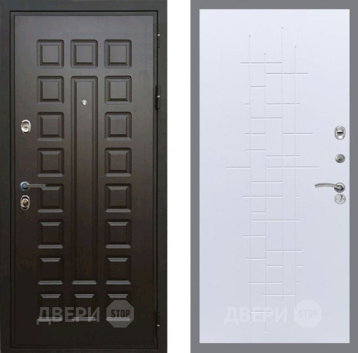 Входная металлическая Дверь Рекс (REX) Премиум 3к FL-289 Белый ясень