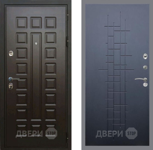 Входная металлическая Дверь Рекс (REX) Премиум 3к FL-289 Ясень черный