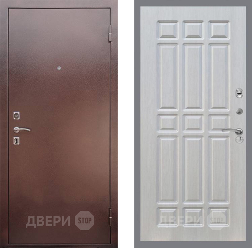 Входная металлическая Дверь Рекс (REX) 1 FL-33 Лиственница беж