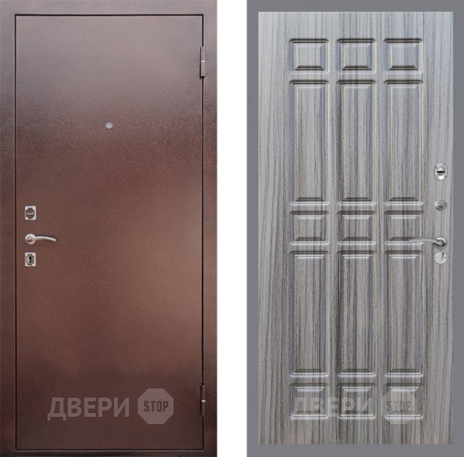 Входная металлическая Дверь Рекс (REX) 1 FL-33 Сандал грей