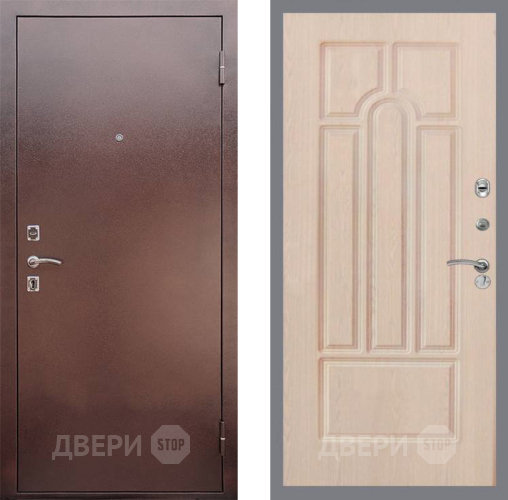 Входная металлическая Дверь Рекс (REX) 1 FL-58 Беленый дуб