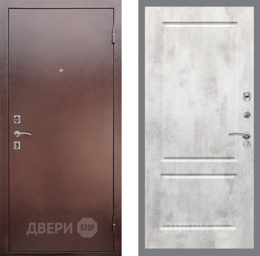 Входная металлическая Дверь Рекс (REX) 1 FL-117 Бетон светлый