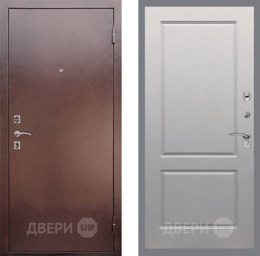 Входная металлическая Дверь Рекс (REX) 1 FL-117 Грей софт