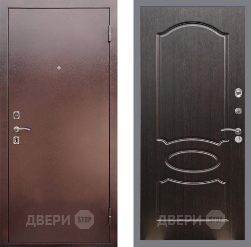 Входная металлическая Дверь Рекс (REX) 1 FL-128 Венге светлый