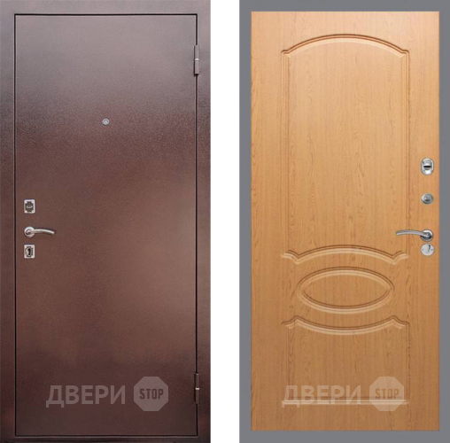 Входная металлическая Дверь Рекс (REX) 1 FL-128 Дуб