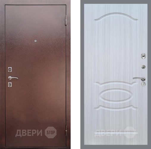Входная металлическая Дверь Рекс (REX) 1 FL-128 Сандал белый