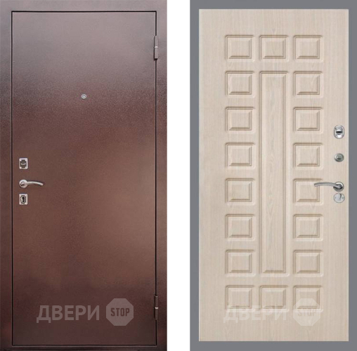 Входная металлическая Дверь Рекс (REX) 1 FL-183 Беленый дуб