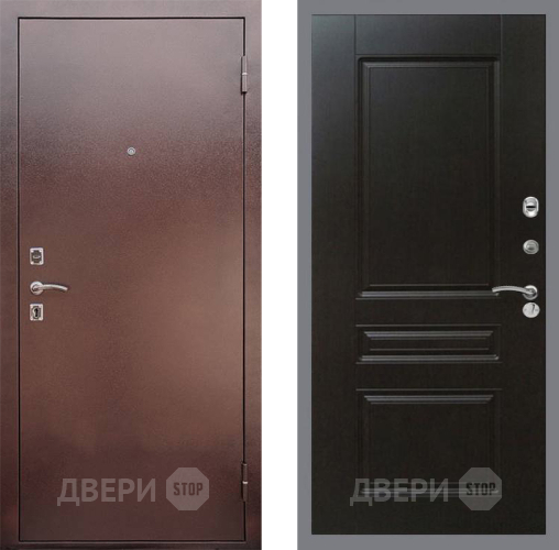 Входная металлическая Дверь Рекс (REX) 1 FL-243 Венге