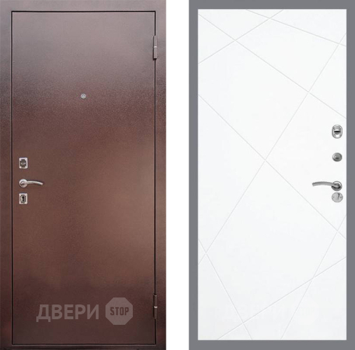 Входная металлическая Дверь Рекс (REX) 1 FL-291 Силк Сноу