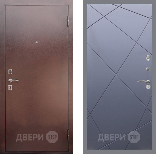 Входная металлическая Дверь Рекс (REX) 1 FL-291 Силк титан