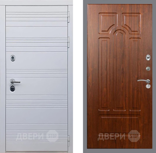 Входная металлическая Дверь Рекс (REX) 14 Силк Сноу FL-58 Морёная берёза