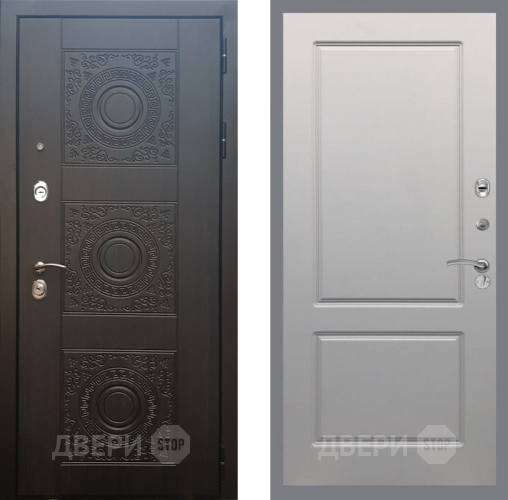 Входная металлическая Дверь Рекс (REX) 10 FL-117 Грей софт