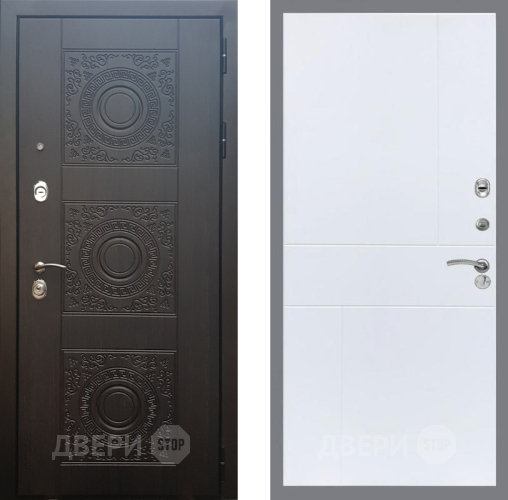 Входная металлическая Дверь Рекс (REX) 10 FL-290 Силк Сноу