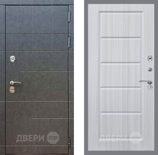 Входная металлическая Дверь Рекс (REX) 21 FL-39 Сандал белый