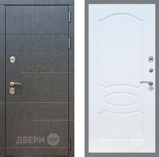 Входная металлическая Дверь Рекс (REX) 21 FL-128 Белый ясень