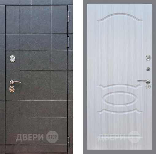 Входная металлическая Дверь Рекс (REX) 21 FL-128 Сандал белый