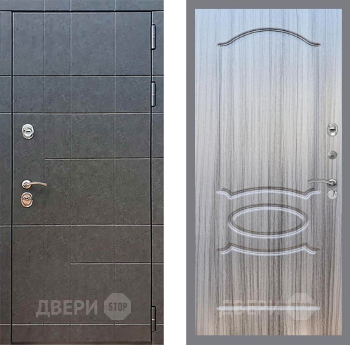 Входная металлическая Дверь Рекс (REX) 21 FL-128 Сандал грей