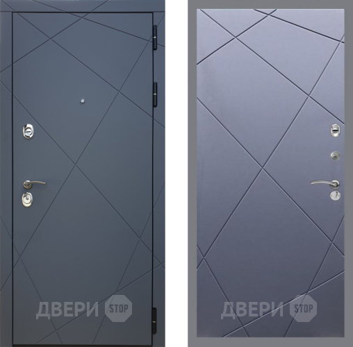 Входная металлическая Дверь Рекс (REX) 13 Силк Титан FL-291 Силк титан